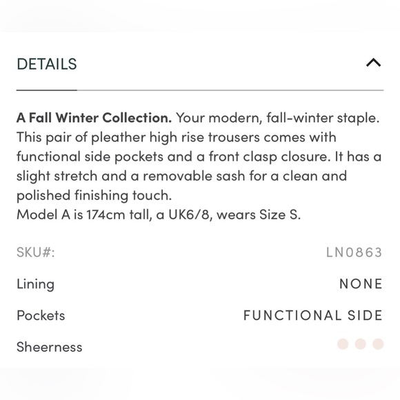 NWT Love, Bonito Black Mindi Pleather Peg Leg Trousers - Picture 6 of 8